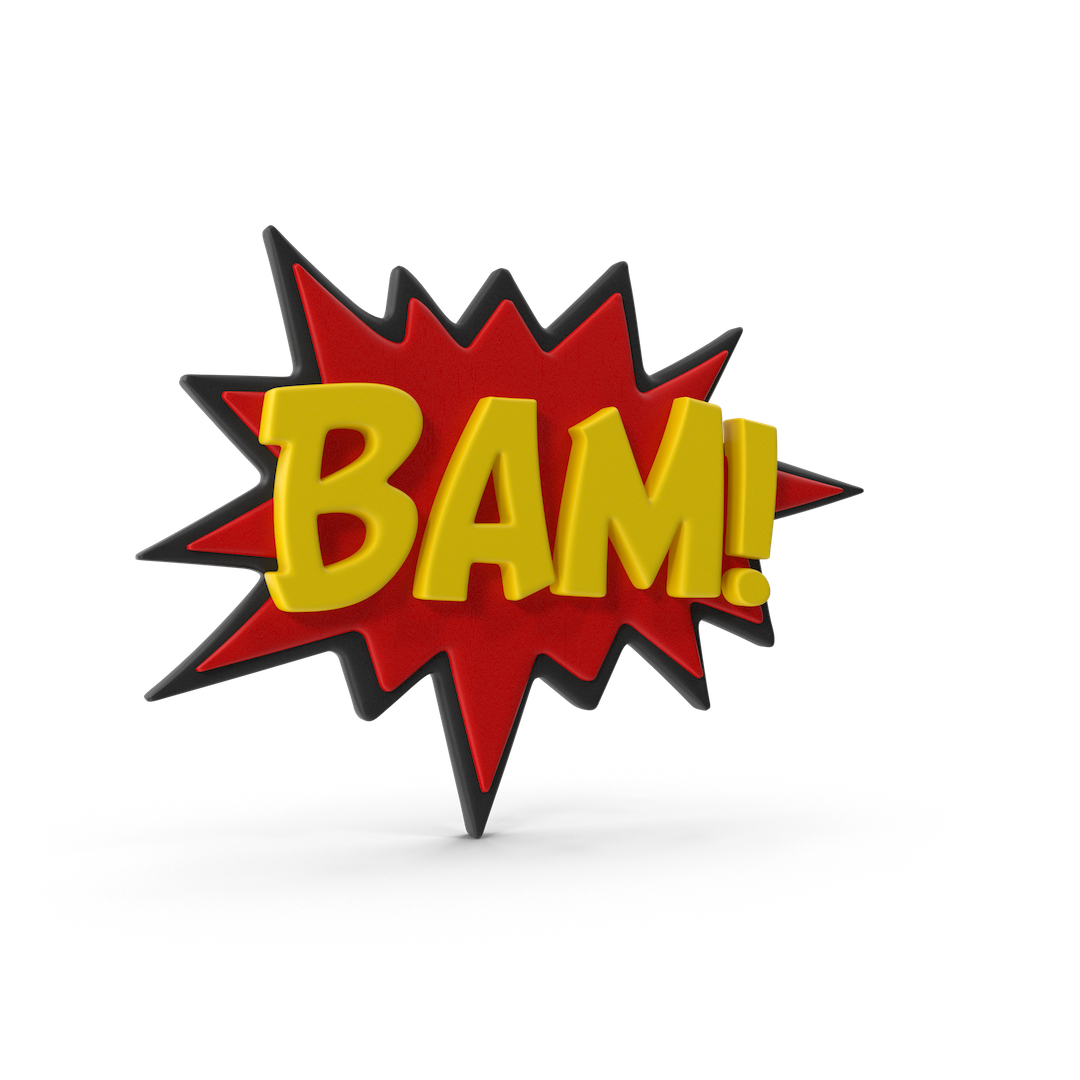 Retro BAM Comic